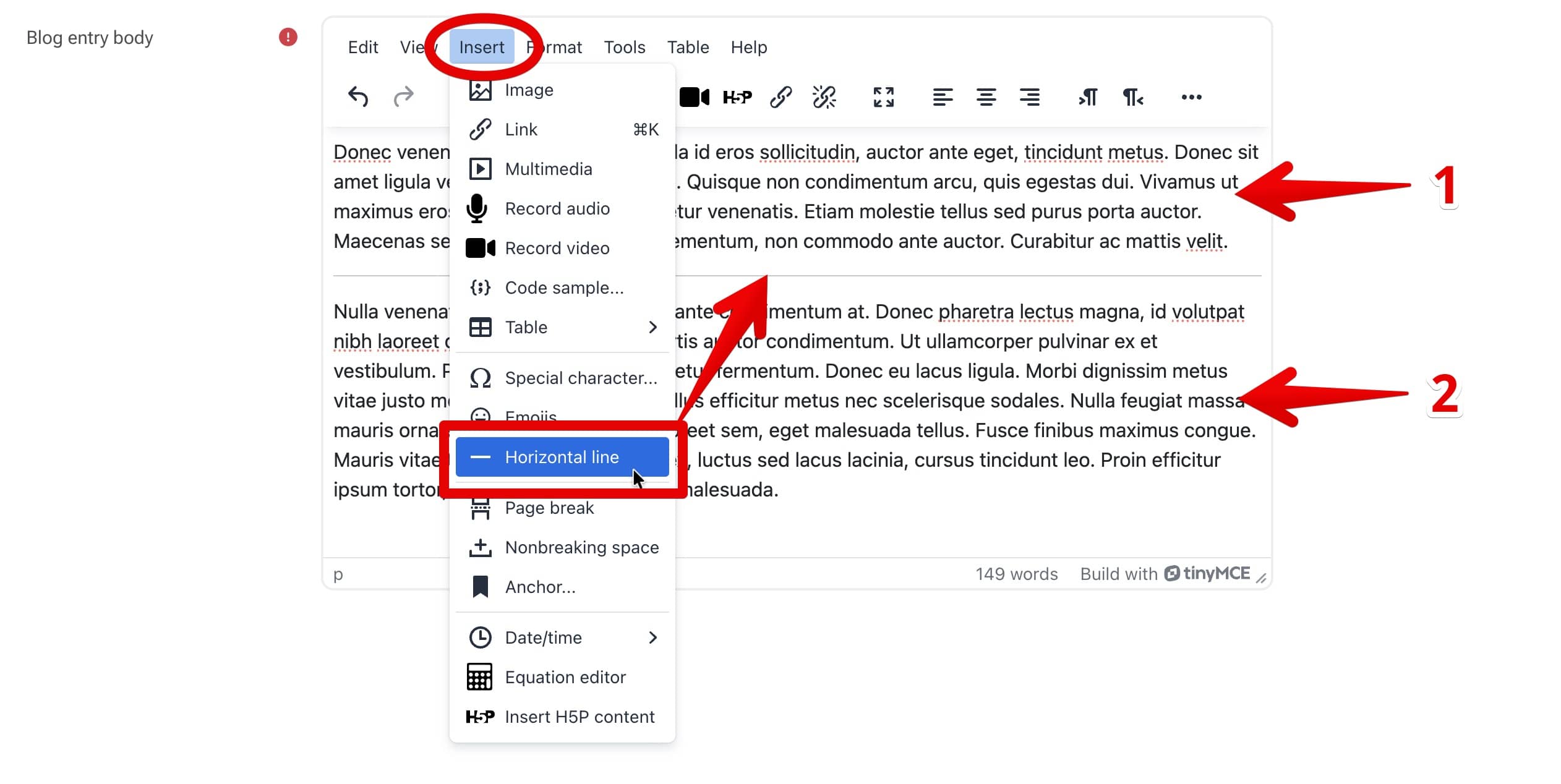 Blog post intro text and full text.